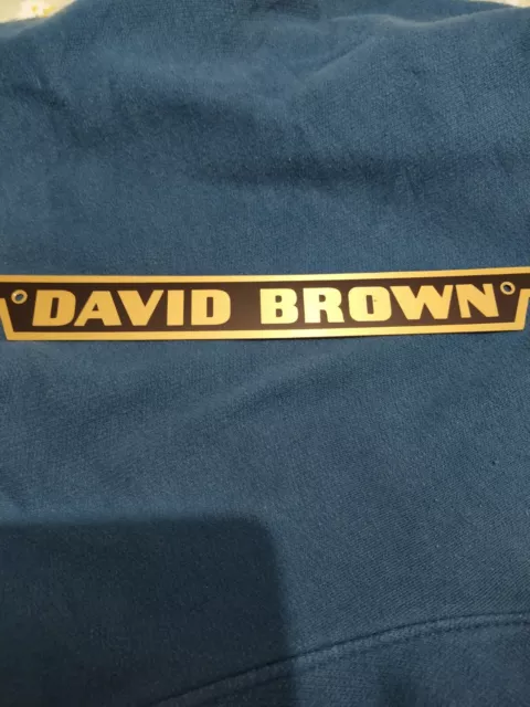 david brown tractor VAK1/1A front brass badge