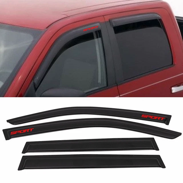 Fits 14-18 Subaru Forester Window Visors Smoke Rain Guard Shade Vent Deflector