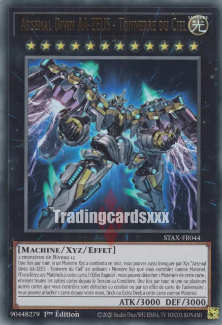 Yu-Gi-Oh! Arsenal Divin AA-ZEUS - Tonnerre du Ciel : UR STAX-FR044