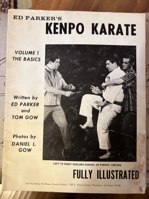 Ed Parker Kenpo Karate #1 Basics Book -BO9878A