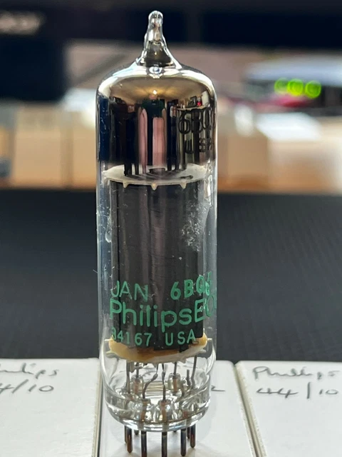 Paire De Tubes EL84/6BQ5 Philips RT Green Label - NOS Testés - Code BQ