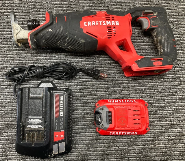 CRAFTSMAN 20V RECIPROCATING Saw CMCS300 OEM 1.3AH Battery & Charger 69
