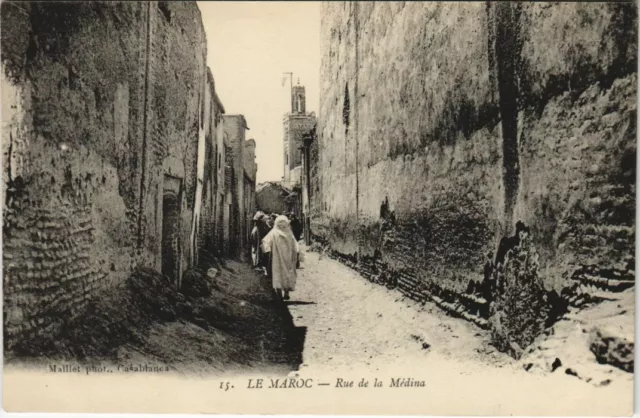 CPA AK Rue de la Médina MAROC (22964)