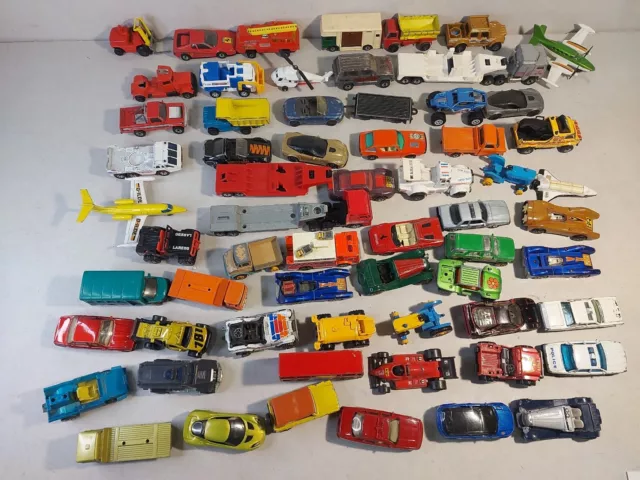 Matchbox Lesney Cars & trucks  job lot  diecast playworn bundle of 65