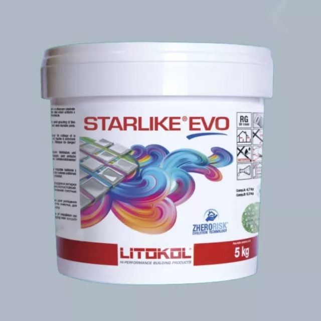 Litokol STARLIKE EVO 310 AZUL POLVO azul II resina epoxi pegamento junta