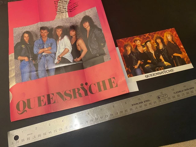 Queensrÿche (rock band) Queensryche photo clippings cuttings postcard from Japan