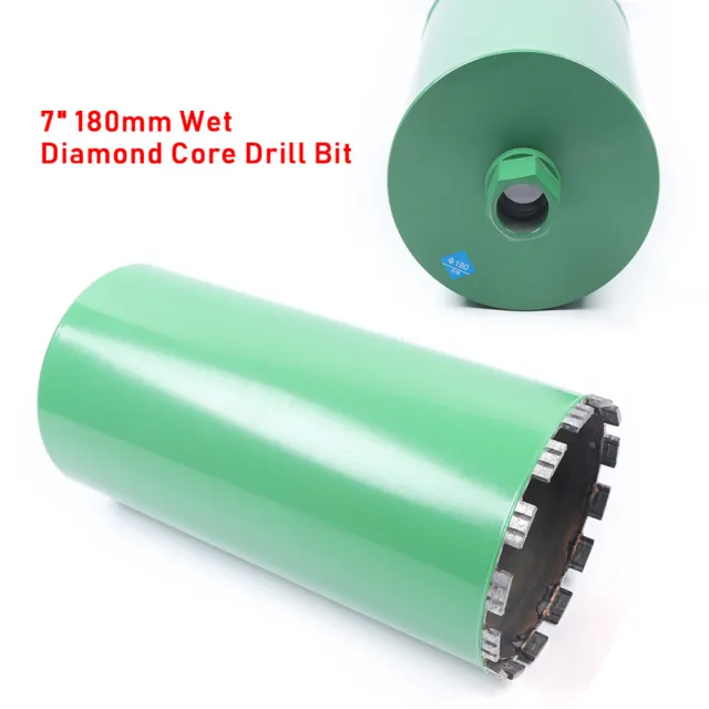 7 Inch Wet Diamond Core Drill Bit Hole Saw For Concrete/Asphalt American Thread