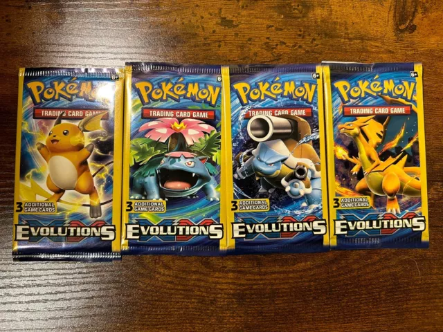 Pokemon XY EVOLUTIONS Mini 3-Card Booster Pack