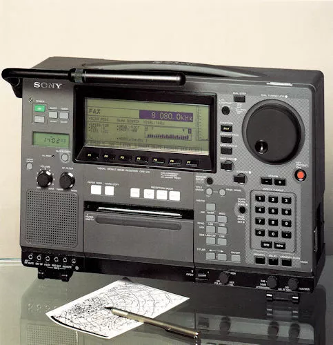 8 1/2 x 11" HQ COLOR PHOTO of the SONY CRF-V21 RADIO from 1992 SONY CATALOG