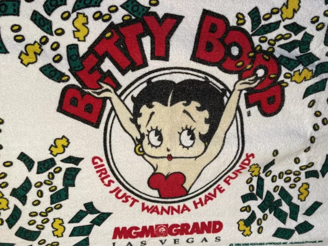 Booptique @ MGM Grand Las Vegas Girls Just Wanna Have Fun Betty Boop Beach Towel