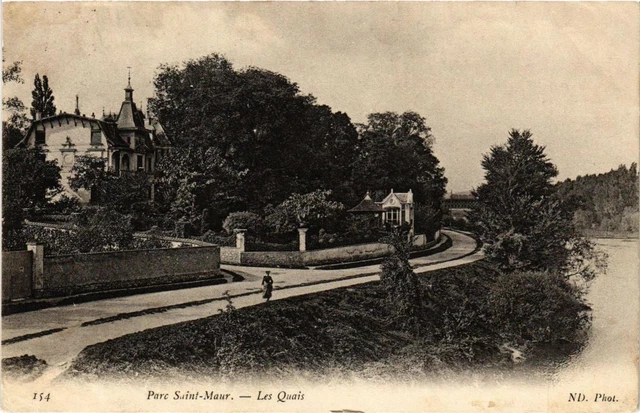 CPA AK Parc St-MAUR Les Quais (672071)