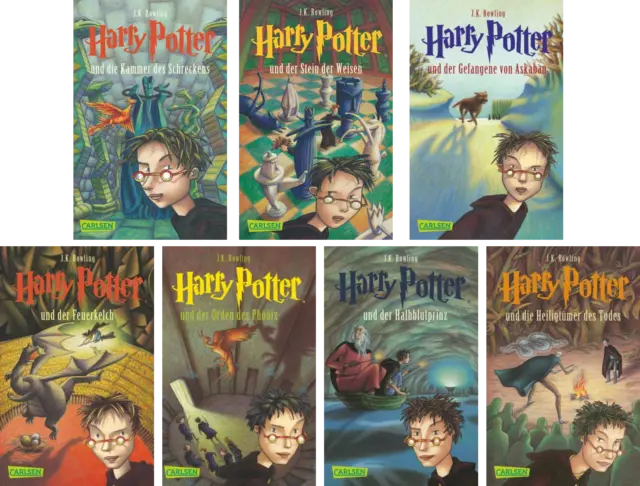 Harry Potter 1-7 zur Auswahl (Taschenbuch, J.K. Rowling) Carlsen Verlag