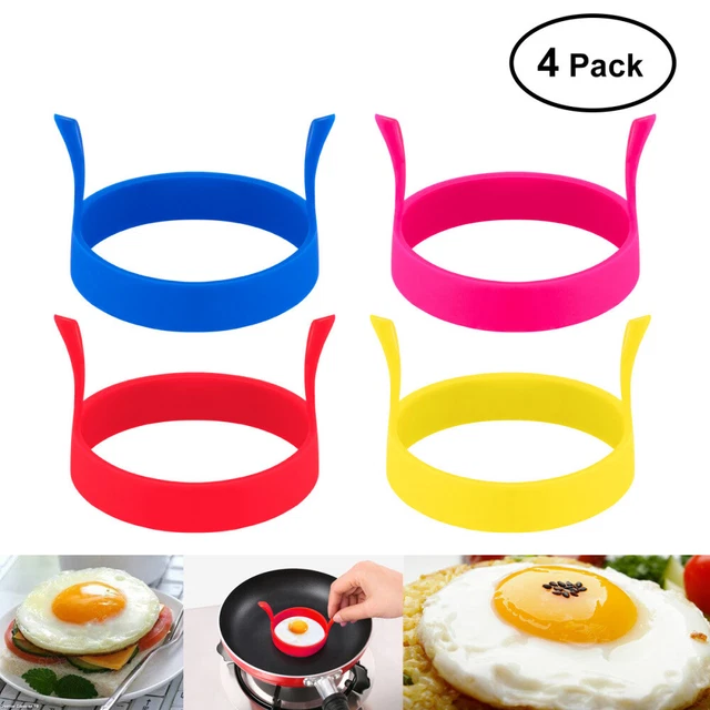 BESTOMZ 4 colori forma rotonda uovo fritto forma omelette con maniglia