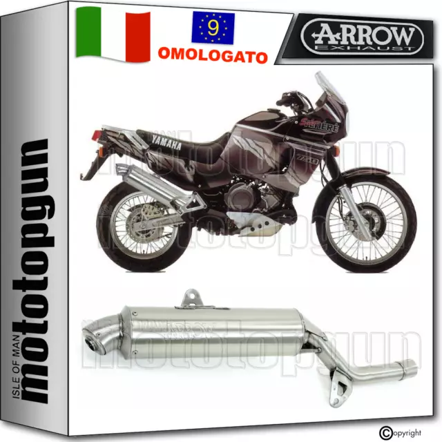 Arrow Scarico Omologato Paris Dacar Inox Yamaha Xtz 750 Supertenere 1992 92