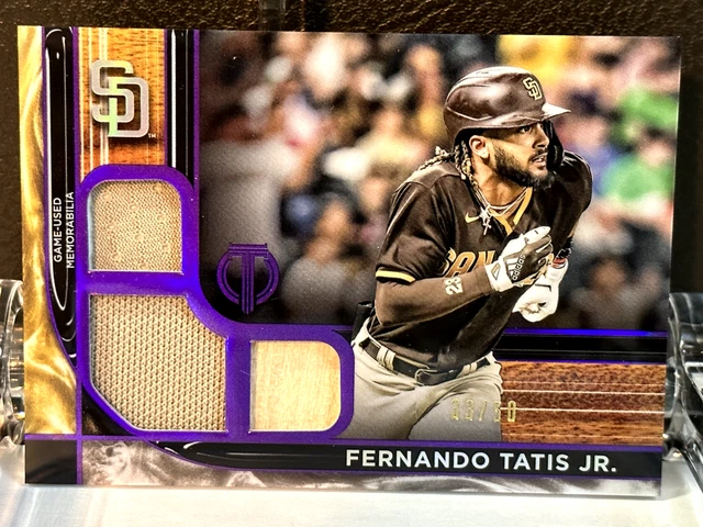 2022 Fernando Tatis Jr. Topps Tribute Tripple Relic, /50, #TTR-FTJ