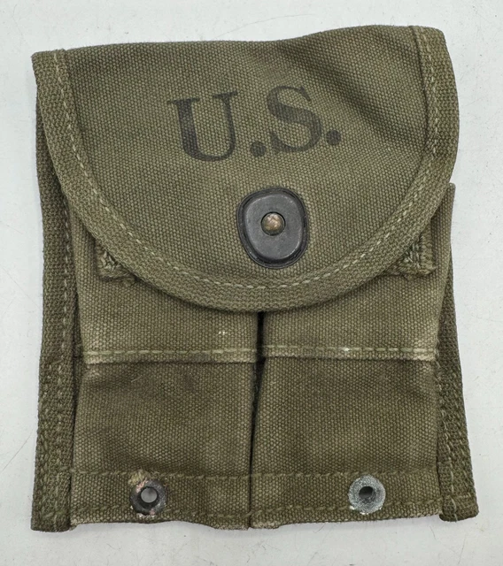 WWII M1 Carbines Magazine Pouch In OD7Magazine Pouches -Military - Foto 2