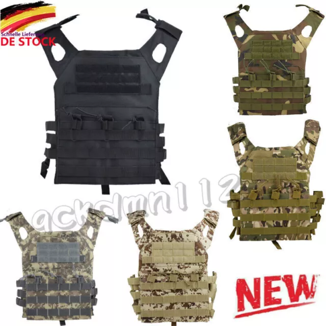 Tactical Weste Männer Jagd Weste Militär Molle Platte Träger Airsoft Paintball