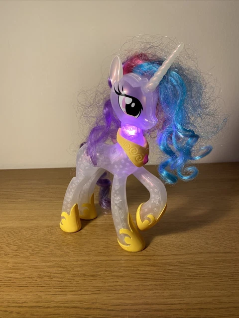MY LITTLE PONY Princess Celestia Glitter and Glow Pony Figure Toy ...