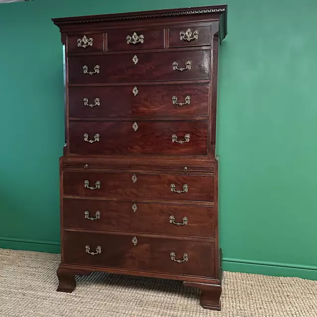 Superb Quality Large Georgian Mahogany Antique Chest