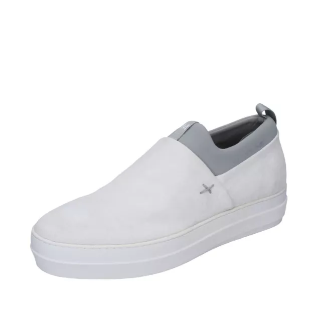 Chaussures Hommes RUCO LINE 41 Ue à Enfiler Blanc en Daim Tissu BH386-41