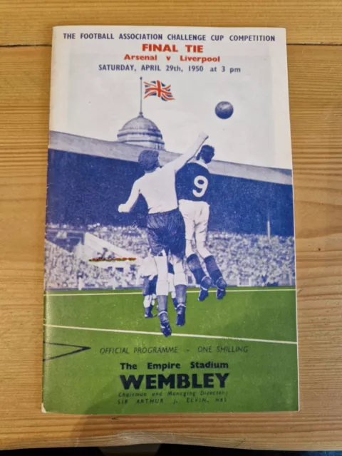 1950 FA Cup Final Programme - Arsenal v Liverpool