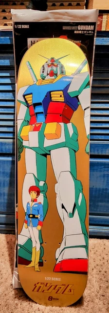 Skateboard HUF X GUNDAM - Série Mobile Suit Gundam RX-78-2 Amuro - Collector Neuf