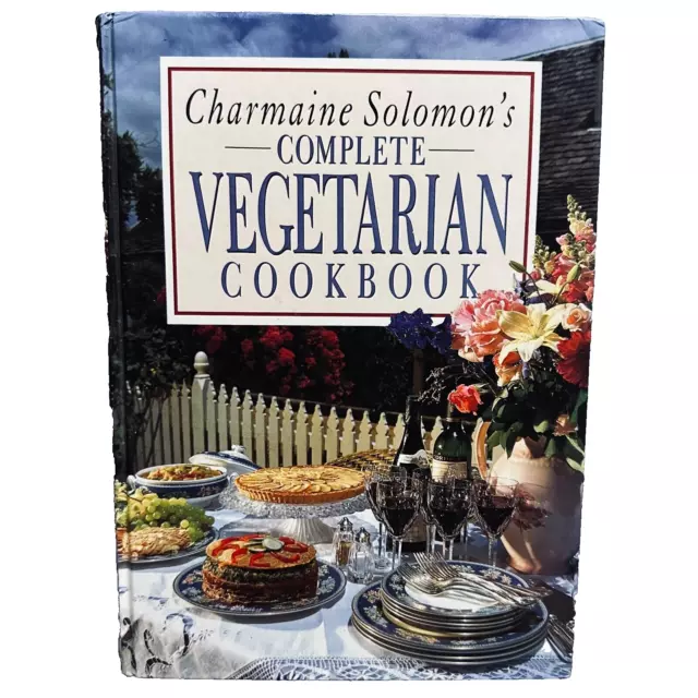 Charmaine Solomon's Complete Vegetarian Cookbook Hardcover Large Cooking Recipe