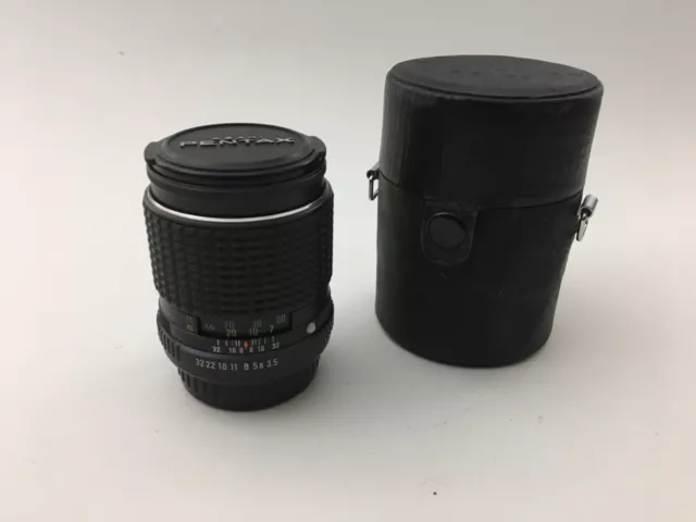 Objectif SMC Pentax-M 1:3.5 135 mm Asahi opt. co Japan avec étui