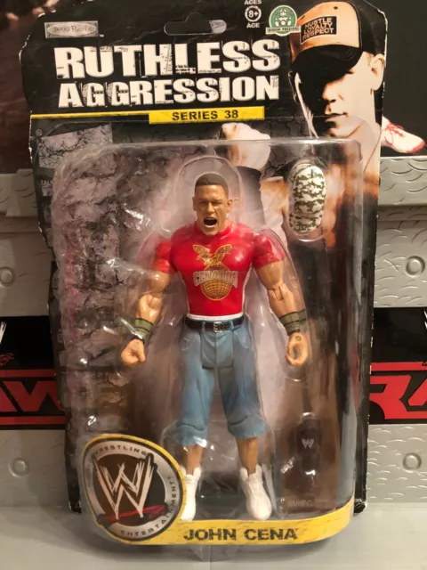 WWE Jakks Ruthless Aggression John Cena Series 38 NEU OVP Cap Basic Elite Mattel