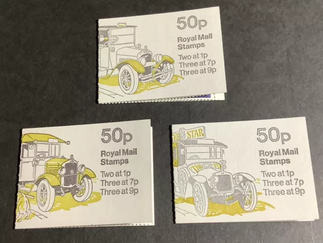 GB-1979- Commercial Vehicles Series Folded Booklets No 1-2-3 See Photos