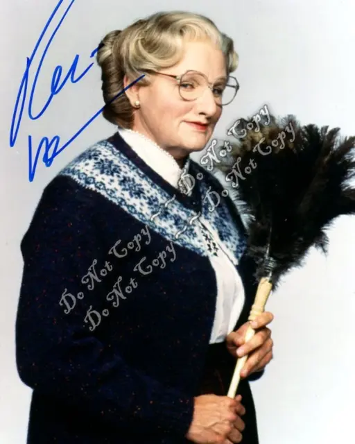 Robin Williams Signed Photo Mrs Doubtfire 1993 Movie Star Comedian Actor 8x10 Rp