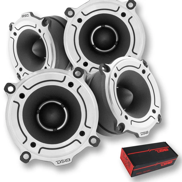 2x DS18 Pairs of 1 Super Tweeter High Compression Silver Bullet 960W PRO-TW120