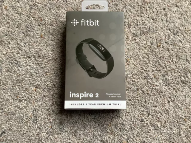 Fitbit Inspire 2 Fitness Tracker & Heart Rate. Complete and Boxed