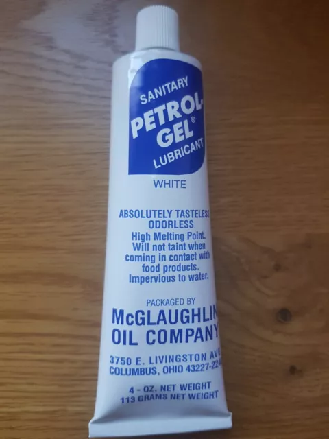 1 x 4oz tubes petrol gel lubricant, for  ice cream machines,