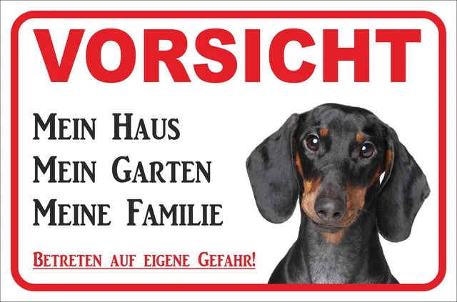 GreenIT Aufkleber 'Vorsicht Bissiger Hund' – 10,5 X 10,5 Cm, Witterungsbeständige PVC-Folie, Für Tür & Auto