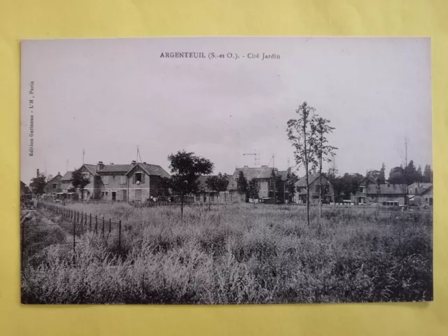 CPA 95 - ARGENTEUIL Val d'Oise Les CITÉS JARDINS vers 1900