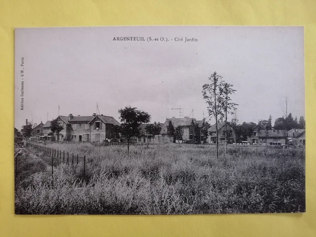 CPA 95 - SILVER Val d'Oise Les CITIES GARDENS circa 1900