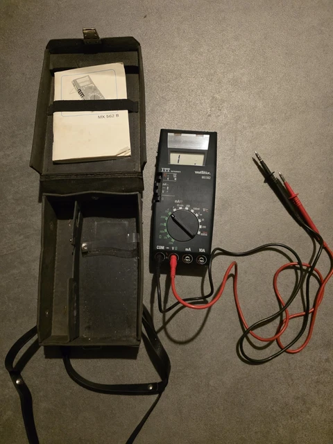 METRIX MX590 – Multimètre Numérique 3 1/2 Digits – Vendu Pour Pièces (AS-IS) Réf P198