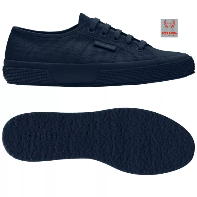 Scarpe SUPERGA originali 2750 COTU CLASSIC S000010 TOTAL NAVY UNISEX