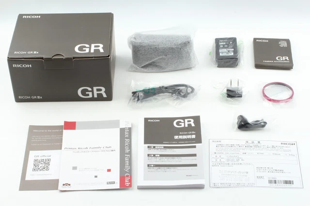 [Top Mint in Box] Ricoh GR IIIx 24.2MP Digital Compact Black APS-C Camera Japan 2