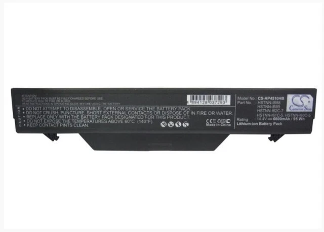 Cameron Sino 6600mAh battery for HP Probook 4510s 4510s/CT 4515s 4515s/CT 4710s