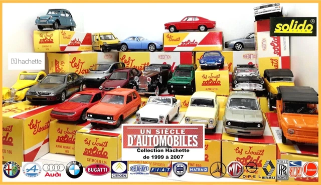 Voitures 1:43 - Collection SOLIDO HACHETTE "Un siècle d'automobiles" 1999 - 2007