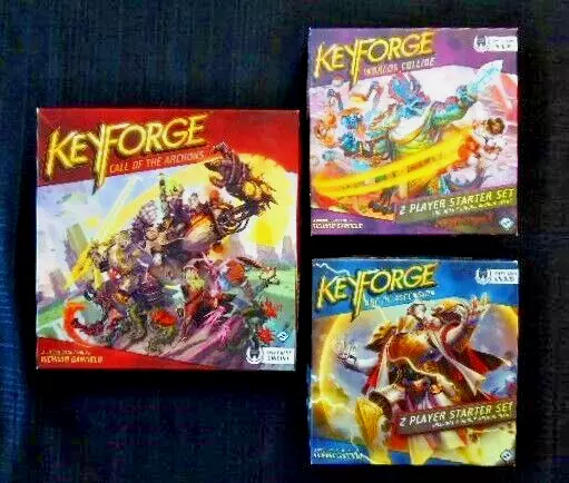 "Keyforge" Board Game Bundle - Base Game + Two Starter Sets + Seven Extra Decks!