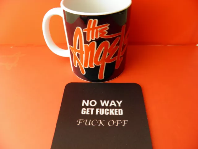 1 Ceramic 11oz Coffee / Tea Mug and Coaster THE ANGELS your design or ours