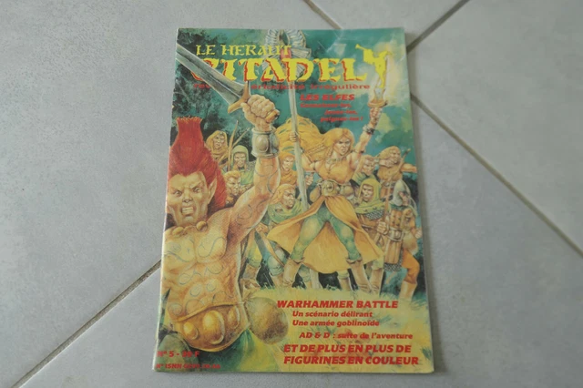 Magazine Le Heraut Citadel N°6 – Novembre 1989 – Warhammer Games Workshop AD&D