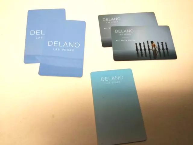 MGM RESORTS LAS VEGAS CASINO RESORT "DELANO" ALL SUITE HOTEL Room Key Cards