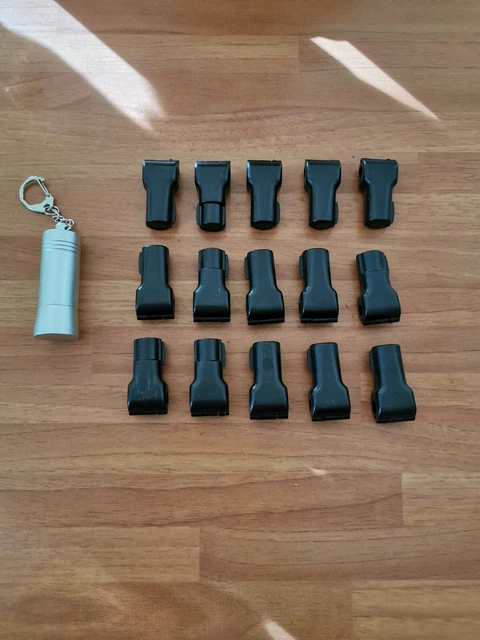 Accessoire verrou de sécurité 8 mm pour broche - lot de 15 pièces + 1 détacheur