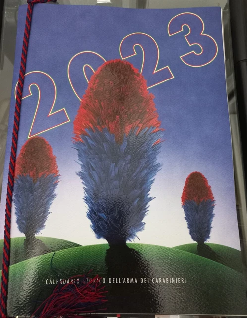 Calendario Carabinieri Anno 2023. Nuovo con Busta e cordoncino tricolore