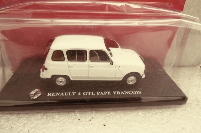 Ixo ? Pour Presse Renault 4 Gtl Pape Francois Neuf En  Blister