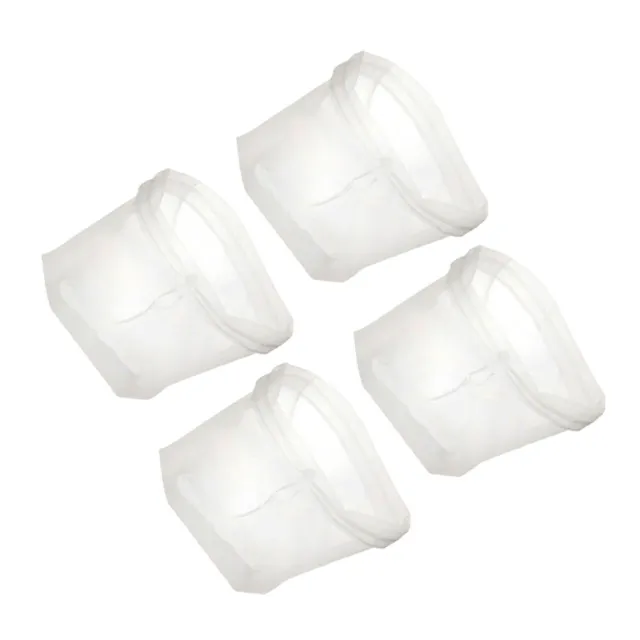 4 piezas bolsa de malla filtro de cocina colador de leche de soja preparación cordón comida
